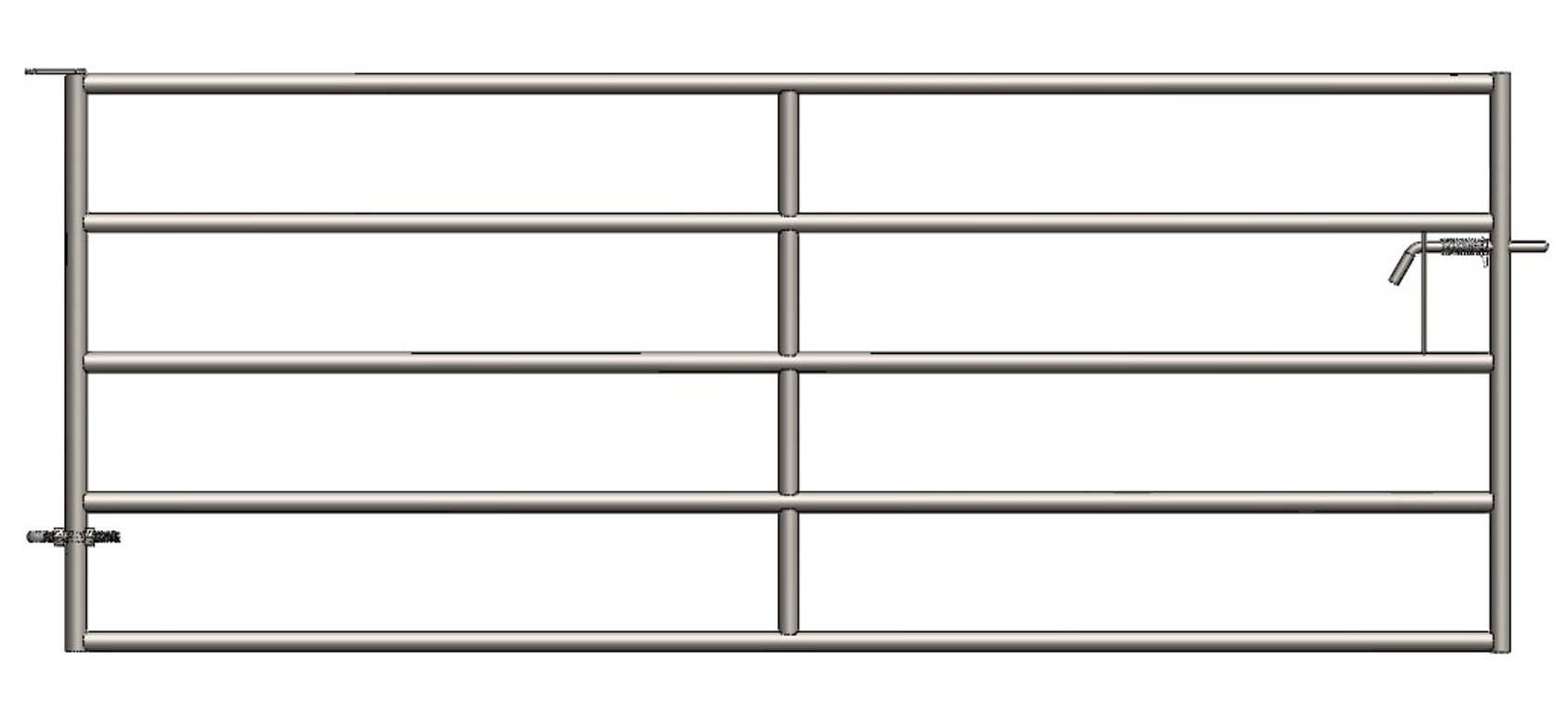 Barrière d’herbage fixe de 3 m