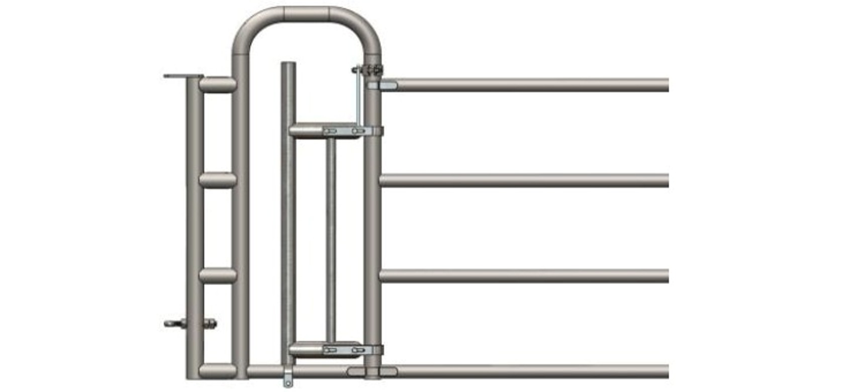 Embout de panneau 4L passage d’homme 400mm intérieur avec obturateur