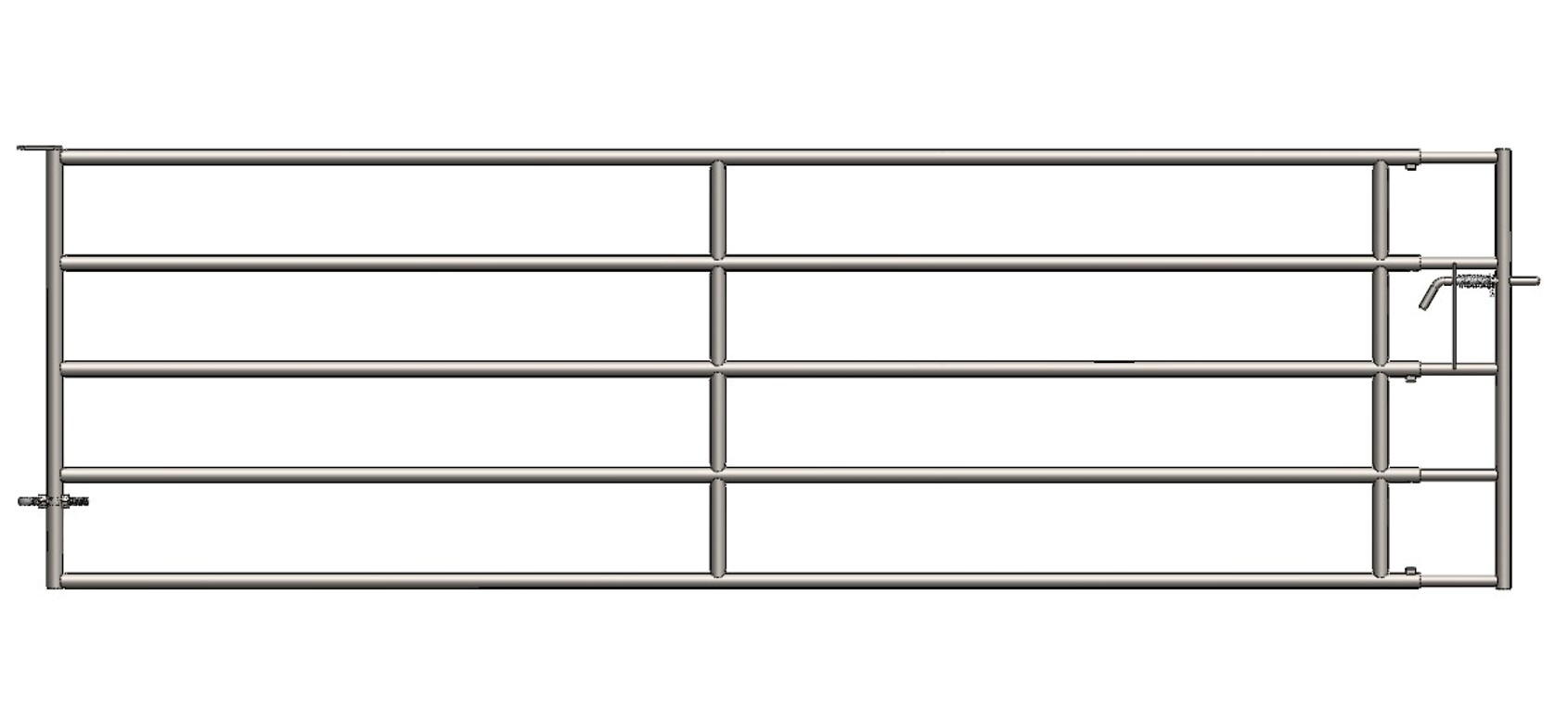 Barriere d’herbage extensible 4 / 5 m