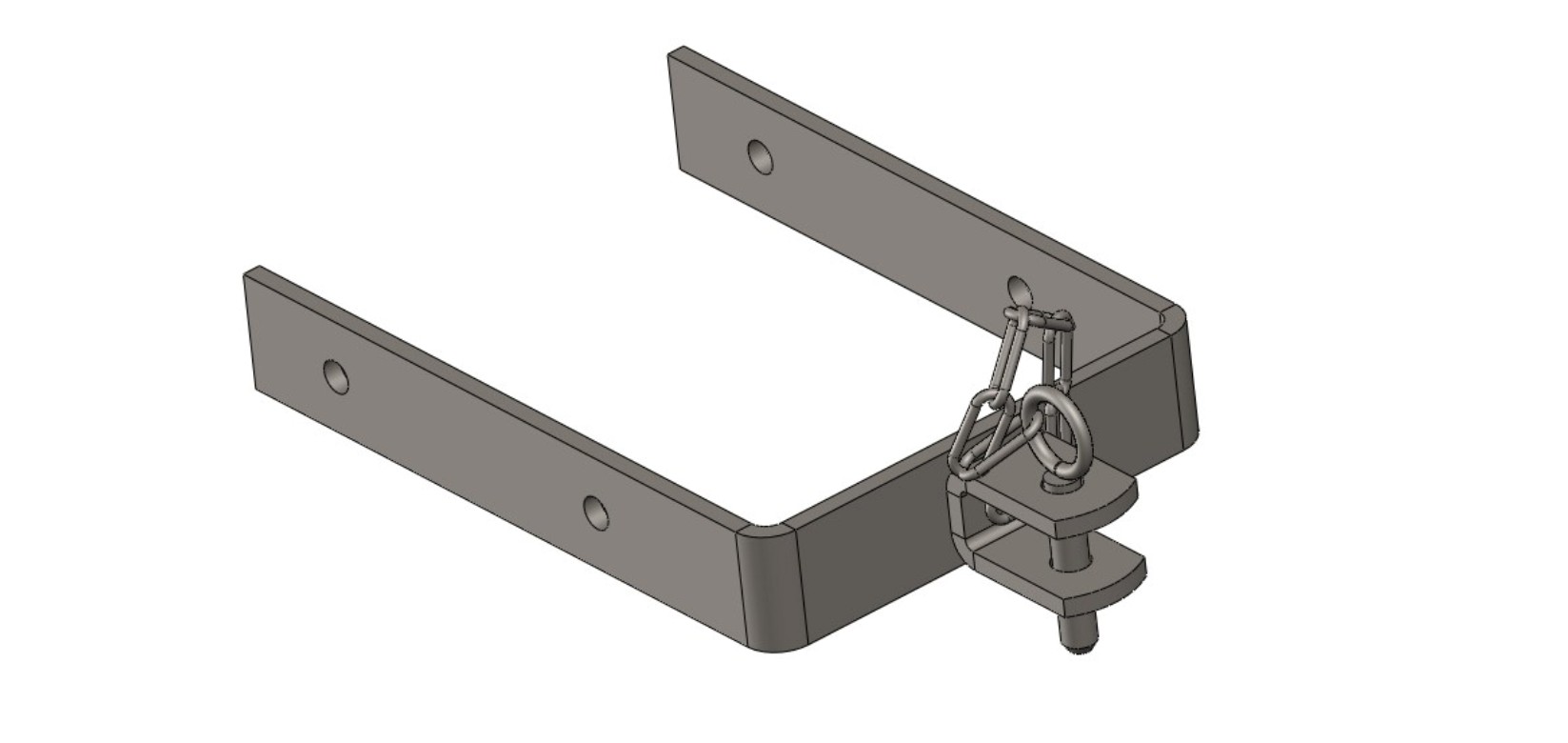 Paire de charnières simple suspension pour mur de 200